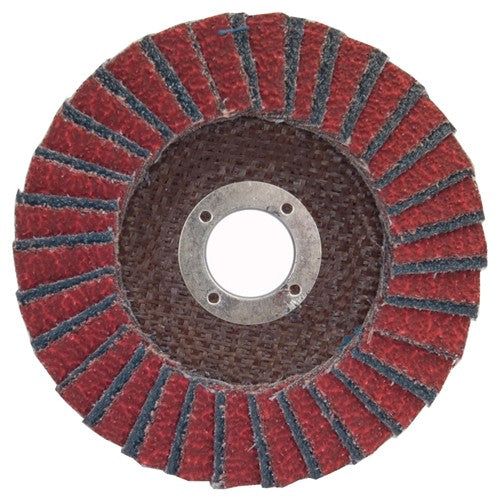 5″ × 7/8″ Flap Disc RedHeat Type 29 Fiberglass 36 Grit - Exact Tooling