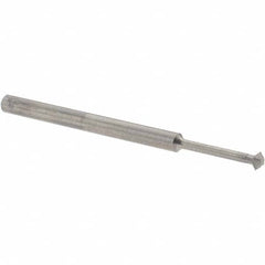 Accupro - 1/8° 1/8" Cut Diam, 0.062" Cut Width, 1/8" Shank, Solid Carbide Double-Angle Cutter - Exact Tooling