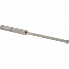 Accupro - 1/4° 1/4" Cut Diam, 1/8" Cut Width, 1/4" Shank, Solid Carbide Double-Angle Cutter - Exact Tooling