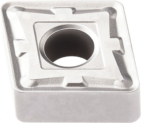 Seco - CNMG644 M3 Grade TP3501 Carbide Turning Insert - TiCN/Al2O3 Finish, 80° Diamond, 3/4" Inscr Circle, 1/4" Thick, 1/16" Corner Radius - Exact Tooling