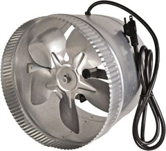 Suncourt - 10" Diam, 1.5 Amp, 120 Volt Duct Fan - 300 CFM, Single Speed - Exact Tooling