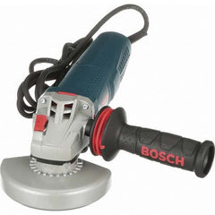 Bosch - 5" Wheel Diam, 11,500 RPM, Corded Angle & Disc Grinder - 5/8-11 Spindle, 120 Volts, 13 Amps - Exact Tooling