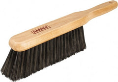 Harper Brush - 14" OAL, Synthetic Counter Brush - 2-1/4" Bristle Length, 8" Long x 1-3/4" Wide Head, Straight Wood Handle, Black & Red - Exact Tooling