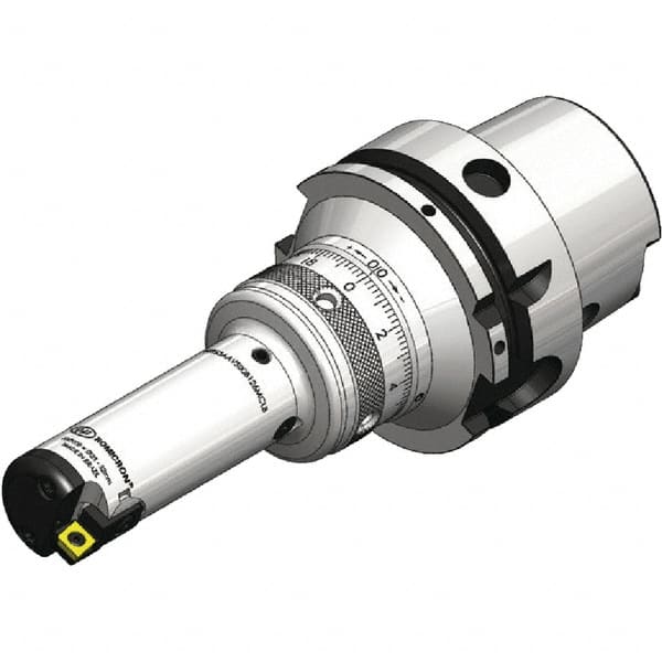 Kennametal - 47mm Body Diam, Manual Single Cutter Boring Head - 65mm to 79mm Bore Diam, 63mm Bar Hole Diam - Exact Tooling