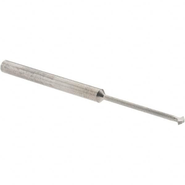 Accupro - 3/32° 3/32" Cut Diam, 0.047" Cut Width, 1/8" Shank, Solid Carbide Double-Angle Cutter - Exact Tooling
