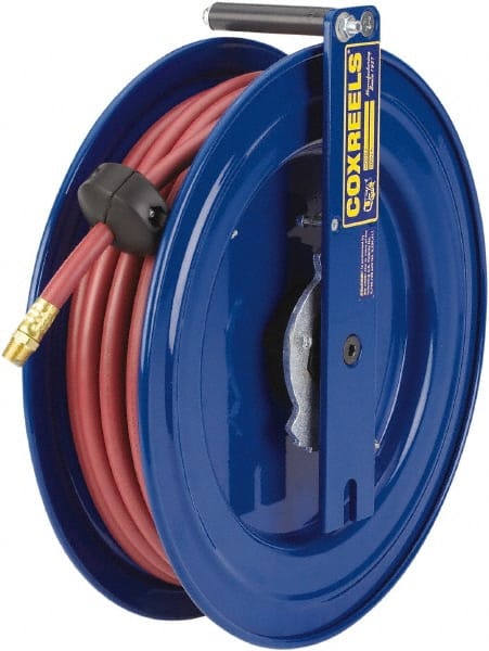 CoxReels - 25' Spring Retractable Hose Reel - 300 psi, Hose Included - Exact Tooling