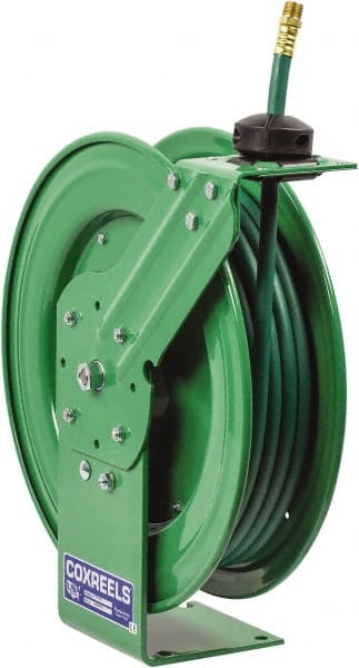 CoxReels - 50' Spring Retractable Hose Reel - 300 psi, Hose Included - Exact Tooling