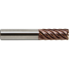 5/8? Dia. × 5/8? Shank × 1-1/4? DOC × 3-1/2? OAL, Carbide, ALTima® Xtreme, 9 Flute, Straight, Corner Radius, Solid End Mill - Exact Tooling