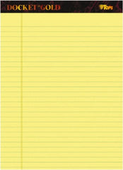 TOPS - 50 Sheet, 11 x 17", Legal/Wide (Style) Perforated Style Ruled Pads - Canary - Exact Tooling