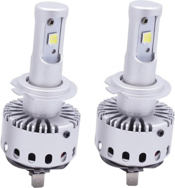 PRO-SOURCE - 8,000 Lumens, 12-24 VDC, H7 LED Headlight - 6500K Cool White Color Scale, 40 Low/High Watt, 30,000 to 50,000 Average Life Hours - Exact Tooling