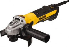 DeWALT - 5 & 6" Wheel Diam, 9,000 RPM, Corded Angle & Disc Grinder - 5/8-11 Spindle, 13 Amps - Exact Tooling