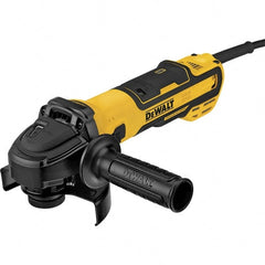 DeWALT - 5" Wheel Diam, 10,500 RPM, Corded Angle & Disc Grinder - 5/8-11 Spindle, 13 Amps - Exact Tooling