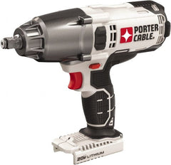 Porter-Cable - 1/2" Drive 20 Volt Mid-Handle Cordless Impact Wrench & Ratchet - 1,700 RPM, 330 Ft/Lb Torque, Lithium-Ion Batteries Not Included - Exact Tooling