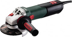 Metabo - 5" Wheel Diam, 11,000 RPM, Corded Angle & Disc Grinder - 5/8-11 Spindle, 13.5 Amps - Exact Tooling