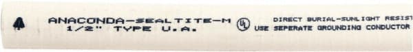 Anaconda Sealtite - 1" Trade Size, 100' Long, Flexible Liquidtight Conduit - Galvanized Steel & PVC, 25.4mm ID - Exact Tooling