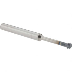 Accupro - 1/4° 1/4" Cut Diam, 1/8" Cut Width, 1/4" Shank, Solid Carbide Double-Angle Cutter - Exact Tooling