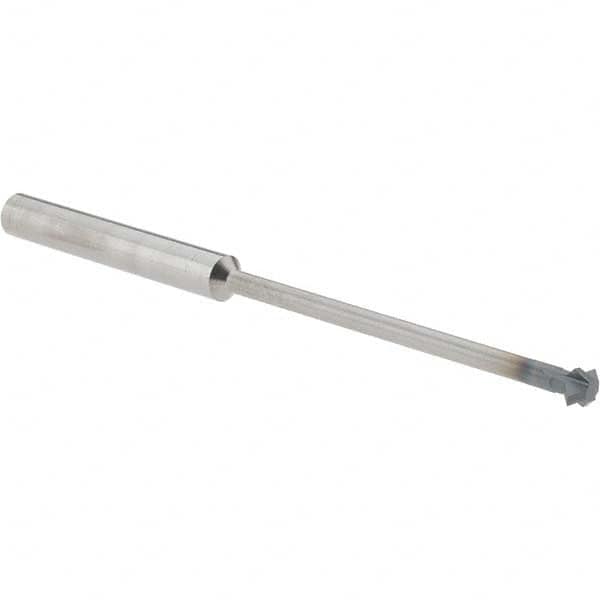 Accupro - 3/16° 3/16" Cut Diam, 0.093" Cut Width, 3/16" Shank, Solid Carbide Double-Angle Cutter - Exact Tooling