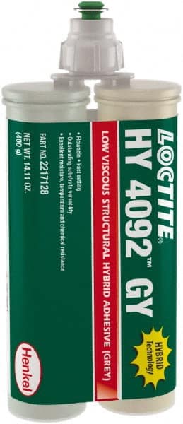 Loctite - 400 g Dual Cartridge Two Part Adhesive - 3 to 5 min Working Time - Exact Tooling