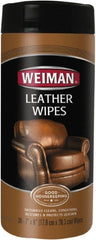 Weiman - Wipes Leather Cleaner - Unscented, Canister Container - Exact Tooling