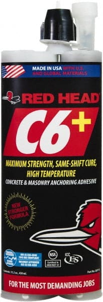 Red Head - Anchoring Adhesives Adhesive Material: Epoxy Volume (fl. oz.): 15.00 - Exact Tooling