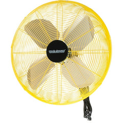 PRO-SOURCE - 24" Blade, 1/2 hp, 6,500 & 8,600 CFM, Industrial Circulation Fan - Fan Head Only, 120 Volts, 3.5 Amps, 2 Speed - Exact Tooling
