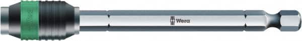 Wera - 1/4" Hex Bit Holder - 1/4" Drive, 4" OAL - Exact Tooling