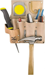 CLC - Knife Holster with 8 Pockets - Leather, Natural (Color) - Exact Tooling