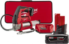 Milwaukee Tool - 8,000 psi Battery-Operated Grease Gun - Exact Tooling