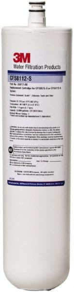3M - 3-3/16" OD, 1µ, Polypropylene Replacement Cartridge for 3M/CUNO Commerical Foodservice Systems - 12-7/8" Long, Reduces Particulate, Tastes, Odors, Chlorine & Scales - Exact Tooling
