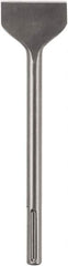 DeWALT - 3" Head Width, 12" OAL, 1-1/8" Shank Diam, Scaling Chisel - SDS Max Drive, SDS Max Shank, Steel - Exact Tooling