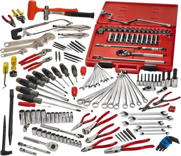 Proto - 157 Piece 3/8 & 1/2" Drive Master Tool Set - Comes in Top Chest - Exact Tooling