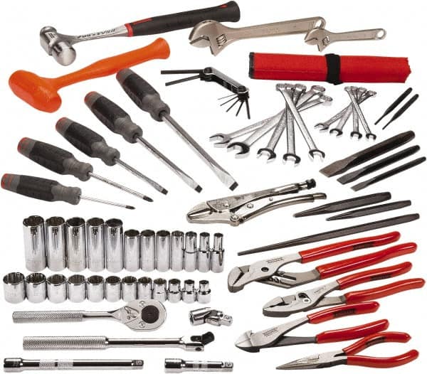 Proto - 67 Piece 1/2" Drive Master Tool Set - Comes in Tool Box - Exact Tooling