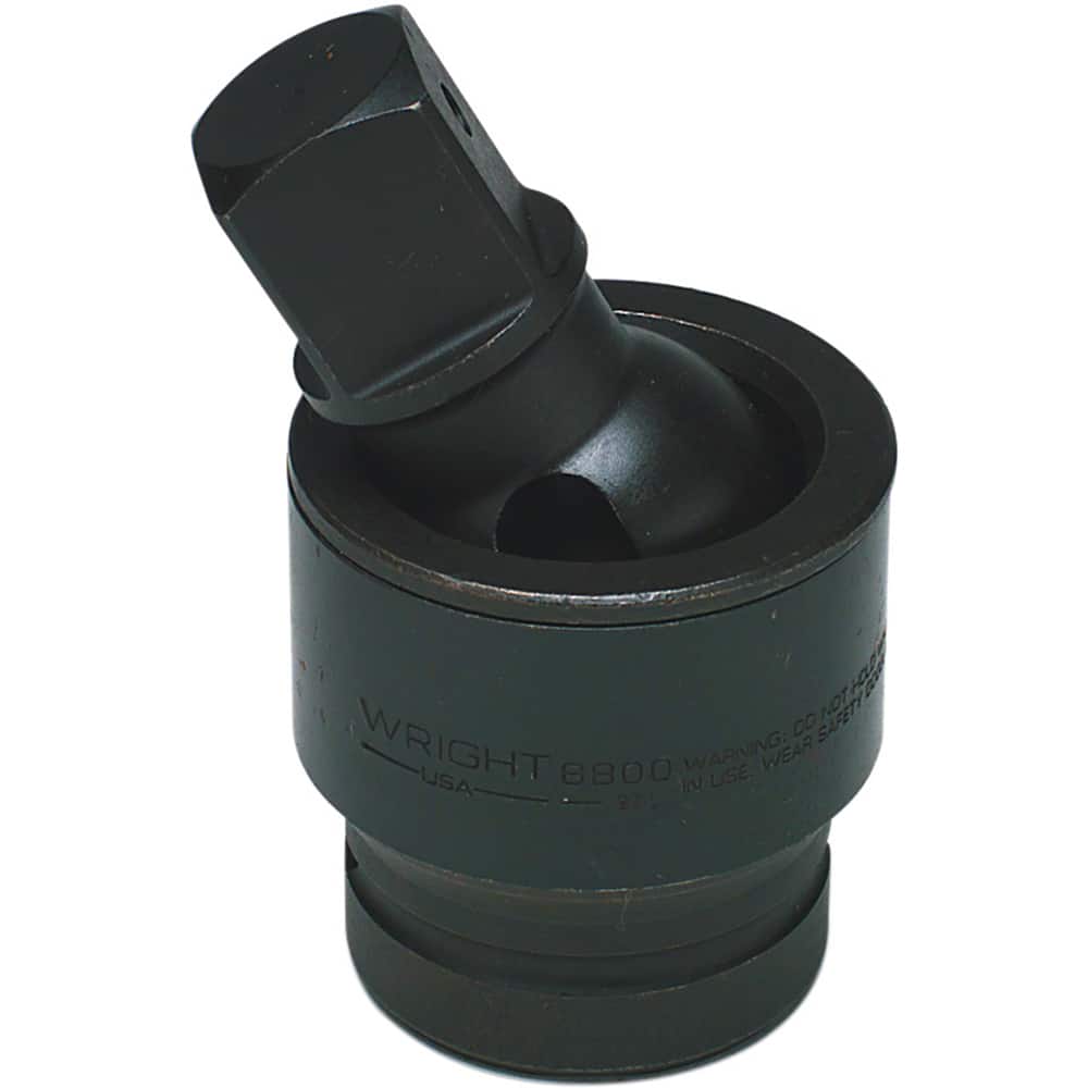 Wright Tool & Forge - Socket Adapters & Universal Joints; Type: Impact Universal Joint ; Male Size: 1 ; Female Size: 1 ; Overall Length (Inch): 4-1/2 ; Warranty: Mfr's Limited Lifetime Warranty - Exact Tooling