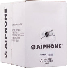 Aiphone - 16 AWG, 2 Wire, 1,000' OAL Unshielded Automation & Communication Cable - Polyethylene Insulation, 0.05" OD - Exact Tooling