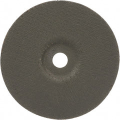 3M - 4-1/2" Wheel Diam, 7/8" Arbor Hole, Type 27 Depressed Center Wheel - Ceramic - Exact Tooling