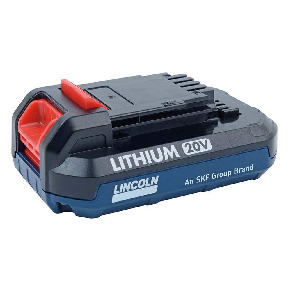 Lincoln - Power Tool Batteries; Voltage: 20.00 ; Battery Chemistry: Lithium Ion ; Battery Capacity (Ah): 1.50 ; Time to Charge (Minutes): 90.00 ; Time to Charge (Hours): 1.50 - Exact Tooling
