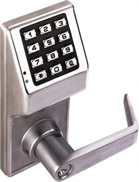 Alarm Lock - Combination Entry with Key Override Lever Lockset for 1-5/8 to 1-7/8" Thick Doors - Exact Tooling