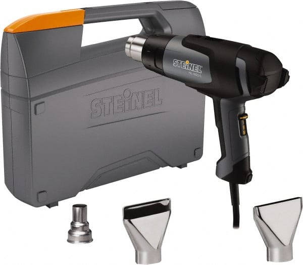 Steinel - 120 to 1,100°F Heat Setting, 4 to 13 CFM Air Flow, Heat Gun Kit - 120 Volts, 12 Amps, 1,400 Watts, 6' Cord Length - Exact Tooling