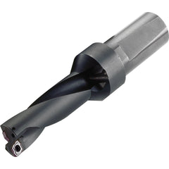 Kyocera - Indexable Insert Drills; Drill Style: DRZ ; Drill Diameter (Decimal Inch): 1.4180 ; Maximum Drill Depth (Inch): 4.25 ; Shank Type: Cylindrical ; Shank Diameter (Inch): 1.25 ; Cutting Direction: Right Hand - Exact Tooling