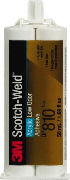 3M - 48.5 mL Cartridge Two Part Acrylic Adhesive - 10 min Working Time - Exact Tooling