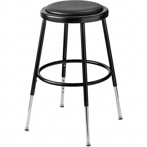 NPS - Swivel & Adjustable Stools Type: Adjustable Height Stool Base Type: Steel - Exact Tooling