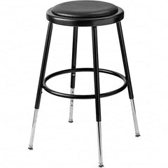 NPS - Swivel & Adjustable Stools Type: Adjustable Height Stool Base Type: Steel - Exact Tooling