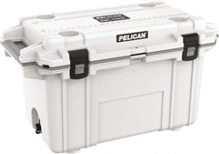 Pelican Products, Inc. - 70 Qt Cooler - Polypropylene, White/Gray - Exact Tooling