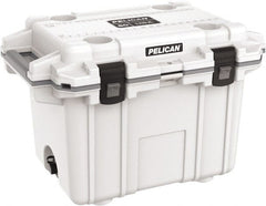 Pelican Products, Inc. - 50 Qt Cooler - Polypropylene, White/Gray - Exact Tooling