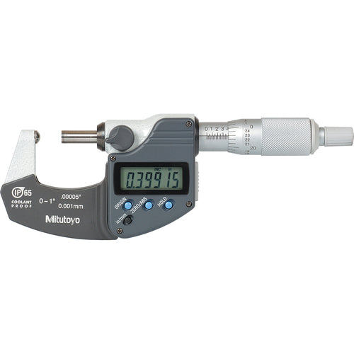 0-1″ / 0-25.4 mm Measuring Range-0.00005″ / 0.001 mm Resolution - Ratchet Thimble - Carbide Face - Ball Anvil Tube Micrometer - Exact Tooling