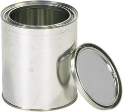 Value Collection - 1/4 Gal Gray Cylinder Metal Can - 8" High - Exact Tooling