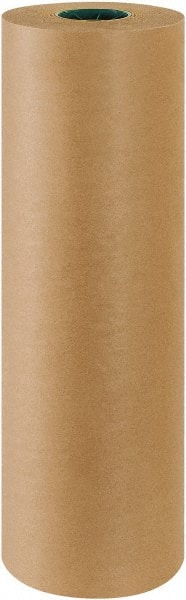 Made in USA - 600' Long x 24" Wide Roll of Kraft Paper with 10# Gloss Polyethylene - 50 Lb Paper Weight - Exact Tooling