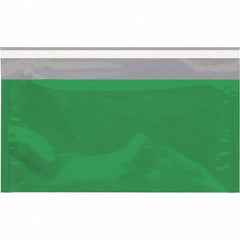 Value Collection - 10-1/4" Long x 6-1/4" Wide Peel-Off Self-Seal Metallic Mailer - Green - Exact Tooling