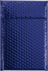 Made in USA - 11" Long x 7-1/2" Wide Peel-Off Self-Seal Bubble Mailer - Blue - Exact Tooling