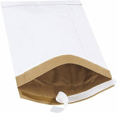 Made in USA - 14-1/2" Long x 9-1/2" Wide Peel-Off Self-Seal Padded Mailer - White - Exact Tooling